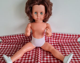 Grande poupée vintage Sleepy Eyes articulée mobile - France
