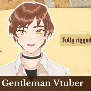Gentleman Vtuber | Male Premade Vtuber Model