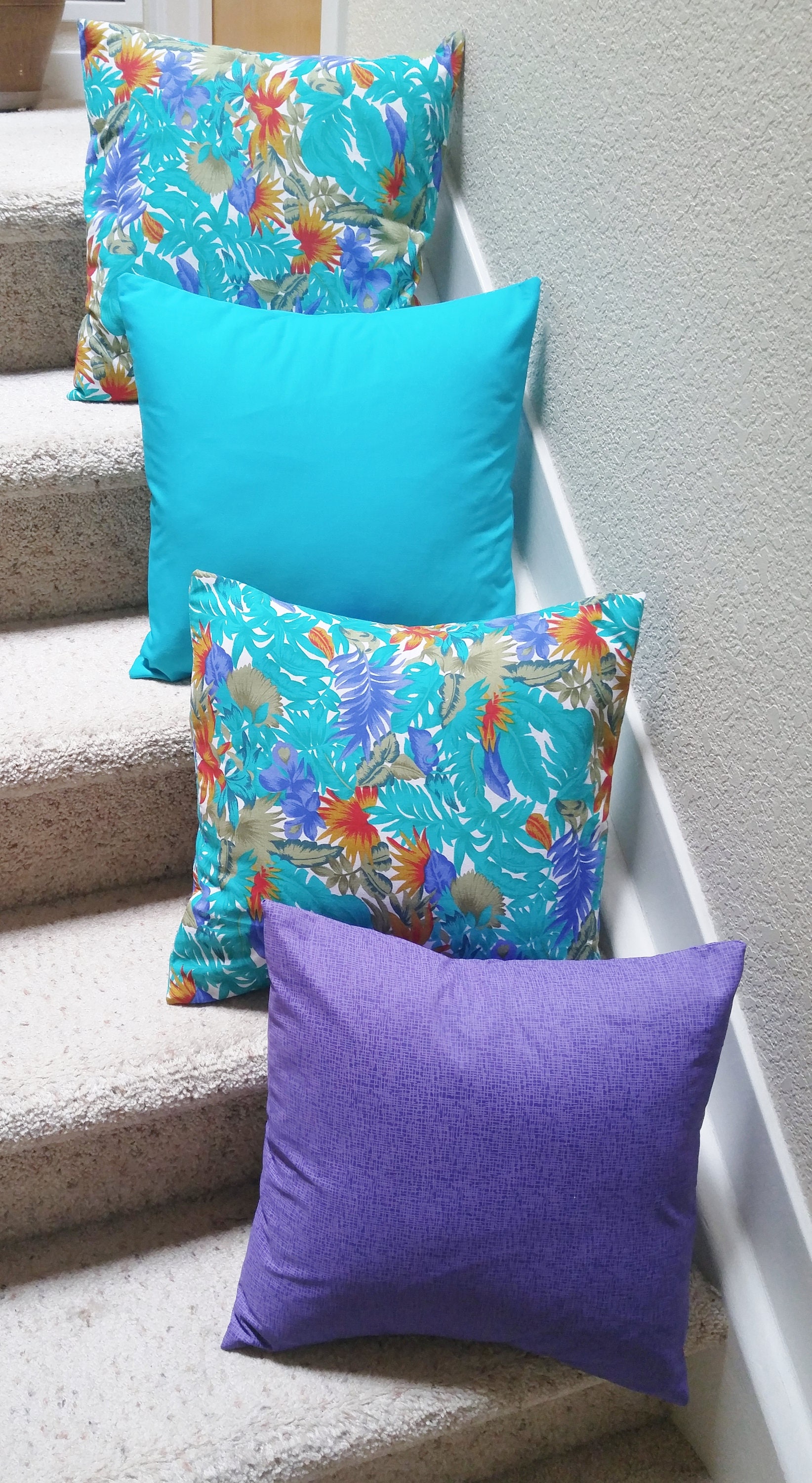 Tropical Pillow CoversSet of 4 Pillow Covers 16x16 Indoor Etsy