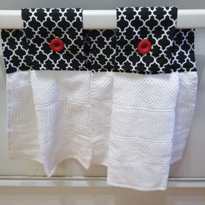 READY TO SHIP Hanging Kitchen Towels/ Set of 2 Hanging Kitchen Towels, Housewarming Gift, Hostess Gift, Decorative Towel, Hand Towel