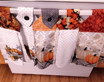 Fall Kitchen Towels, Hanging Towels, Kitchen Gift, Home and Living, Hostess Gift, Kitchen and Dining, Dishcloths and Kitchen Towels