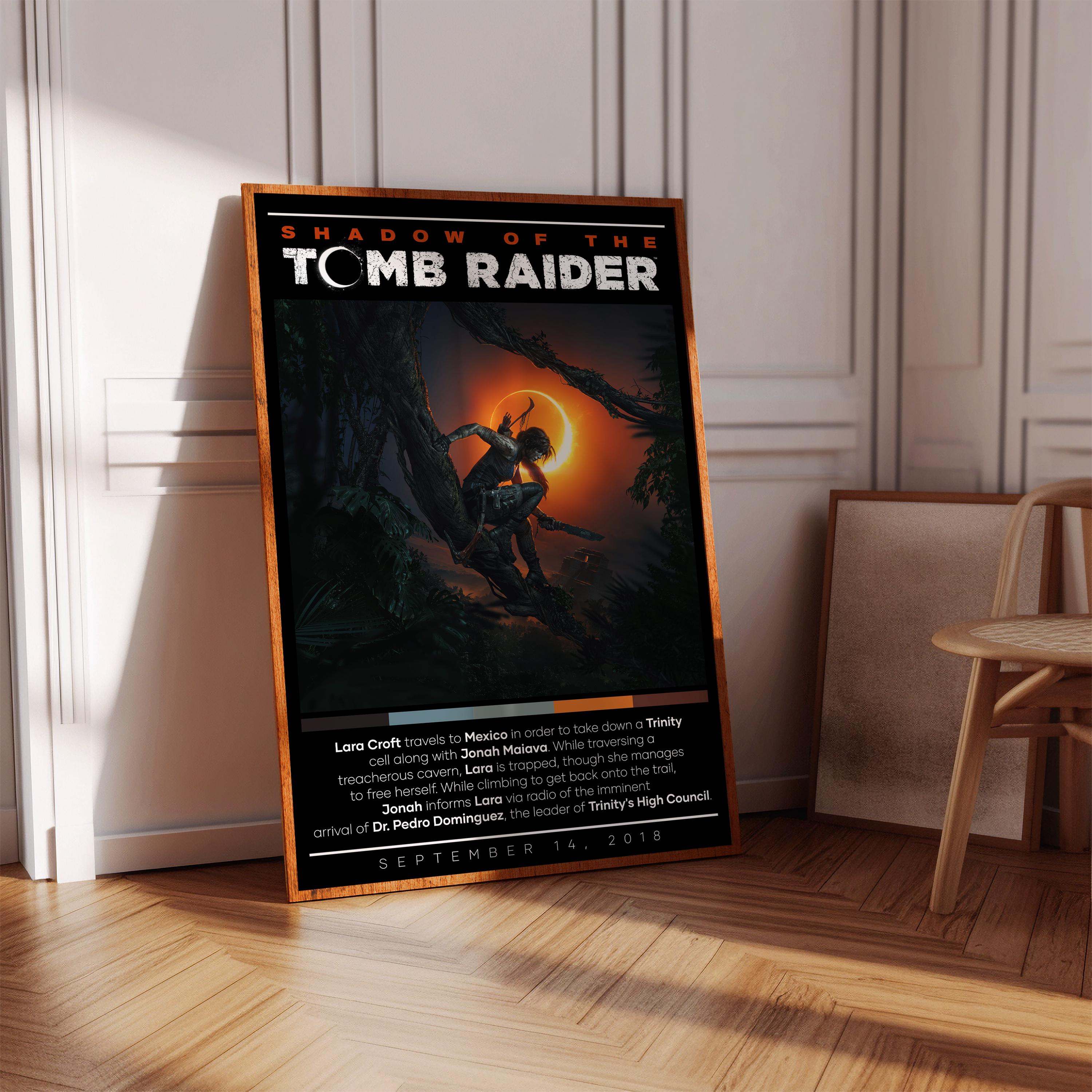 Shadow of the Tomb Raider Poster Print | Gaming Poster | 3 Colors