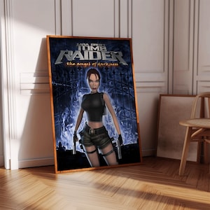 Tomb Raider The Angel of Darkness Poster Print | Gaming Poster | Gaming Decor | Video Game Poster | Gaming Gift | Video Game Print