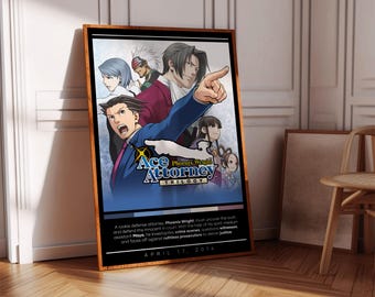 逆転裁判 - ポスター 13x19 - Etsy 日本