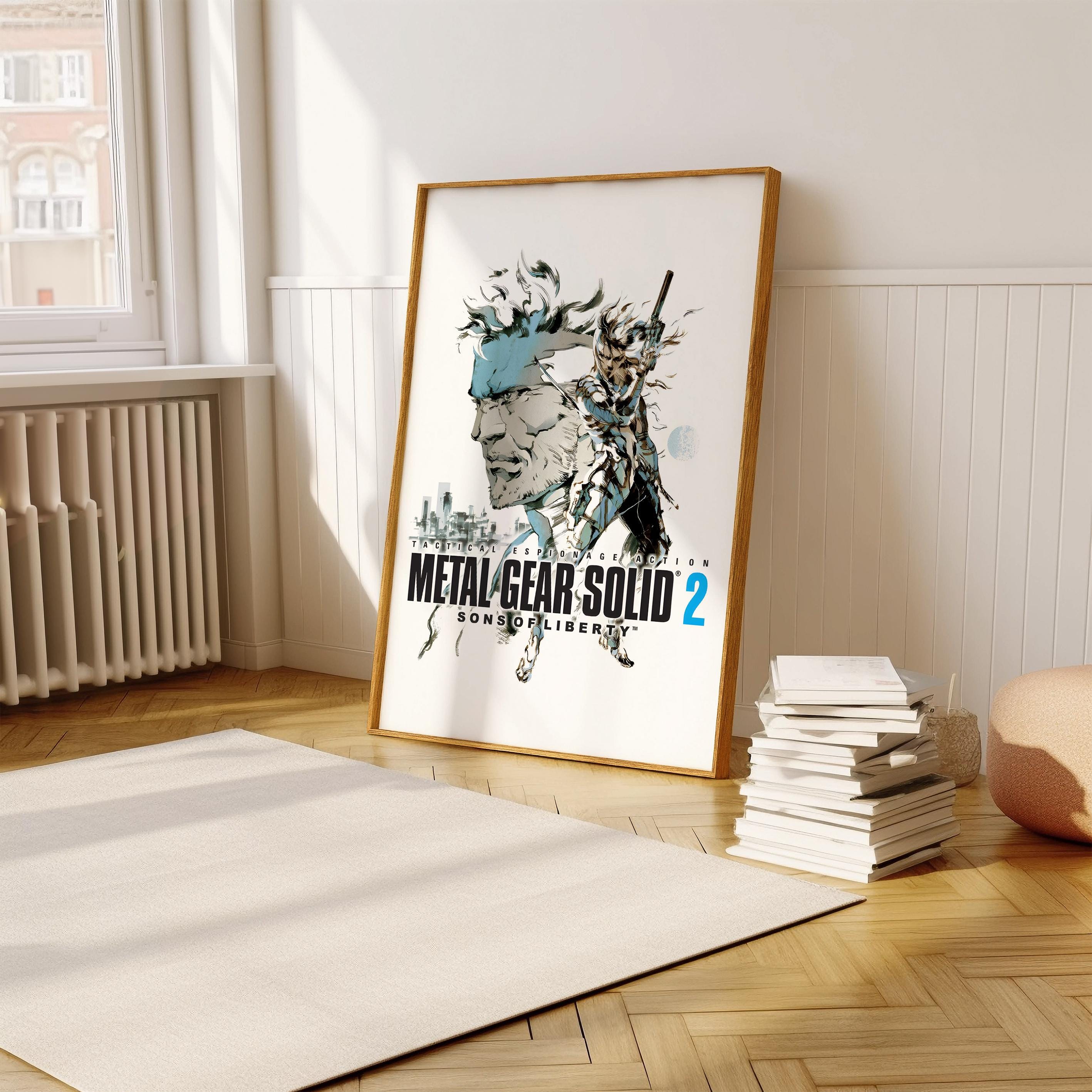Metal Gear Solid 2 Poster Print | Gaming Poster | Gaming Decor