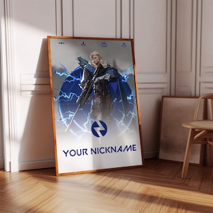 Valorant Sova Poster Print | Gaming Poster | 3 Colors | Gaming Decor | Video Game Poster | Gaming Gift | Video Game Print | Gaming Cover
