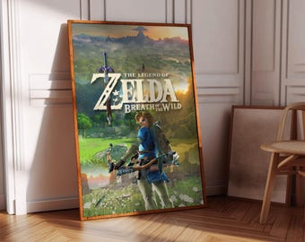 ゼルダの伝説 夢幻の砂時計 18 x 24 インチ ビデオゲーム ポスター