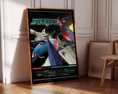 Star Fox 64 Poster Print | Gaming Poster | 3 Colors | Gaming Decor