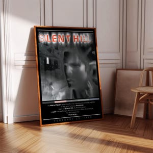 Silent Hill Poster Print | Gaming Poster | 3 Colors | Gaming Decor | Video Game Poster | Gaming Gift | Video Game Print | Gaming Cover