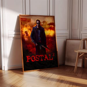 Postal 2 Poster Print | Gaming Poster | Gaming Decor | Video Game Poster | Gaming Gift | Video Game Print | Gaming Cover | Gaming Print