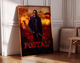 Plakat Postal 2 | Plakat do gier | Dekoracja do gier | Plakat do gier wideo | Prezent do gier | Wydruk do gier wideo | Okładka do gier | Wydruk do gier