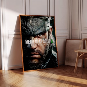 MGS 4 Promotional Cover Premium Poster (vectorized Design) - Etsy