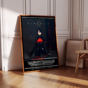 Signalis Poster Print | Gaming Poster | 3 Colors | Gaming Decor | Video Game Poster | Gaming Gift | Video Game Print | Gaming Cover