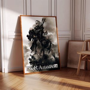 Stampa poster Nier Automata / Poster di gioco / Decorazione di gioco / Poster di videogiochi / Regalo di gioco / Stampa di videogiochi / Copertina di gioco / Stampa di gioco