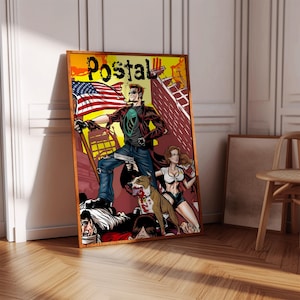 Postal 3 Poster Print | Gaming Poster | Gaming Decor | Video Game Poster | Gaming Gift | Video Game Print | Gaming Cover | Gaming Print
