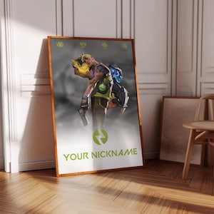Valorant Gekko Poster Print | Gaming Poster | 3 Colors | Gaming Decor | Video Game Poster | Gaming Gift | Video Game Print | Gaming Cover