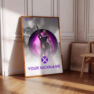 Valorant Reyna Poster Print | Gaming Poster | 3 Colors | Gaming Decor | Video Game Poster | Gaming Gift | Video Game Print | Gaming Cover