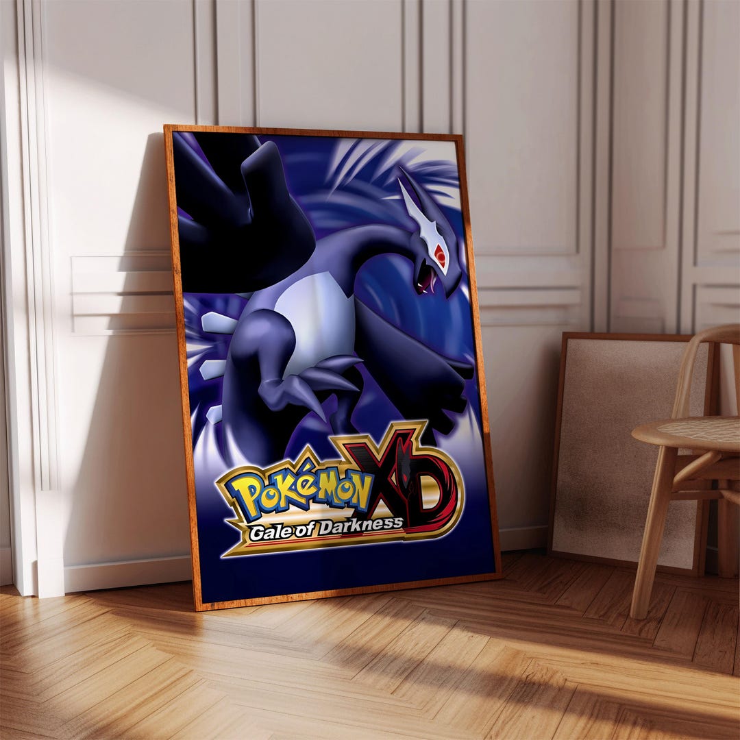 Pokemon XD Gale of Darkness Poster Print | Gaming Poster | Gaming