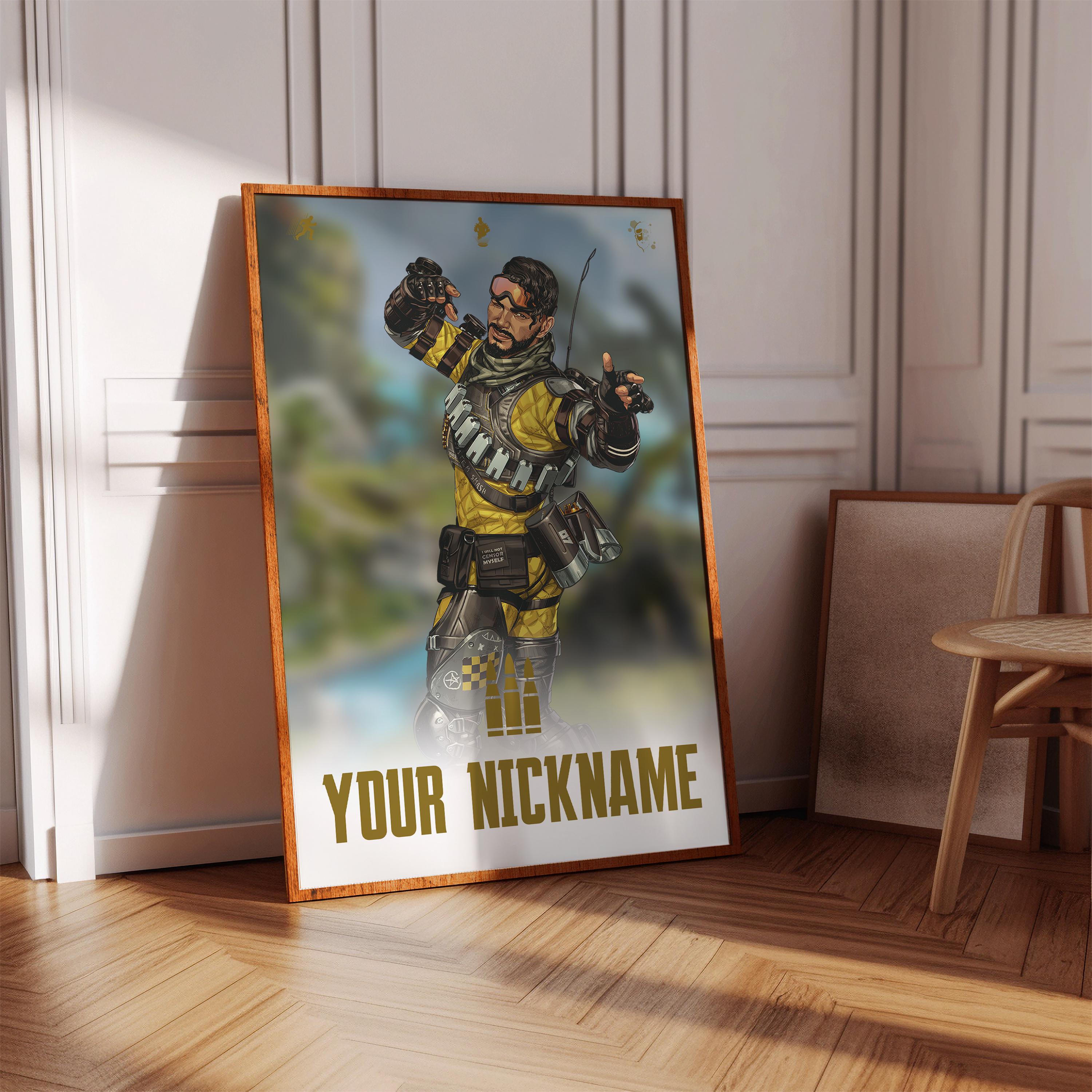 Apex Legends Mirage Poster Print | Gaming Poster | 3 Colors