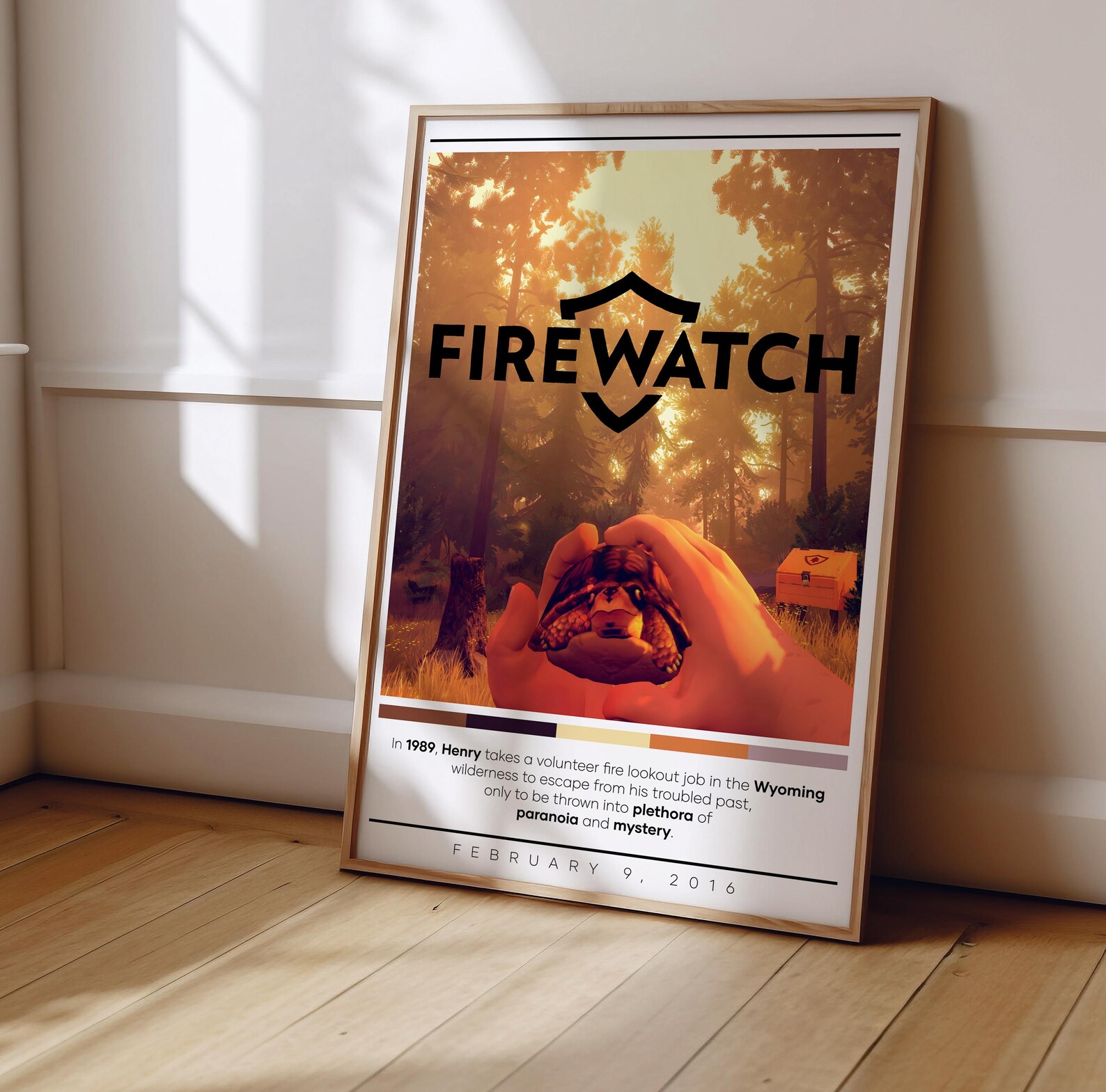 Fireatch Cover Firewatch Poster Print | Gaming Poster | 3 Colors | Gaming Decor ...