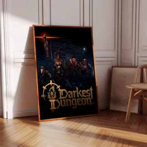 Darkest Dungeon 2 Poster Print | Gaming Poster | Gaming Decor | Video Game Poster, Gaming Gift, Video Game Print, Gaming Cover, Gaming Print