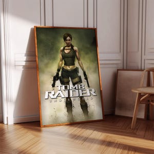 Tomb Raider Underworld Poster Print | Gaming Poster | Gaming Decor | Video Game Poster | Gaming Gift | Video Game Print | Gaming Cover