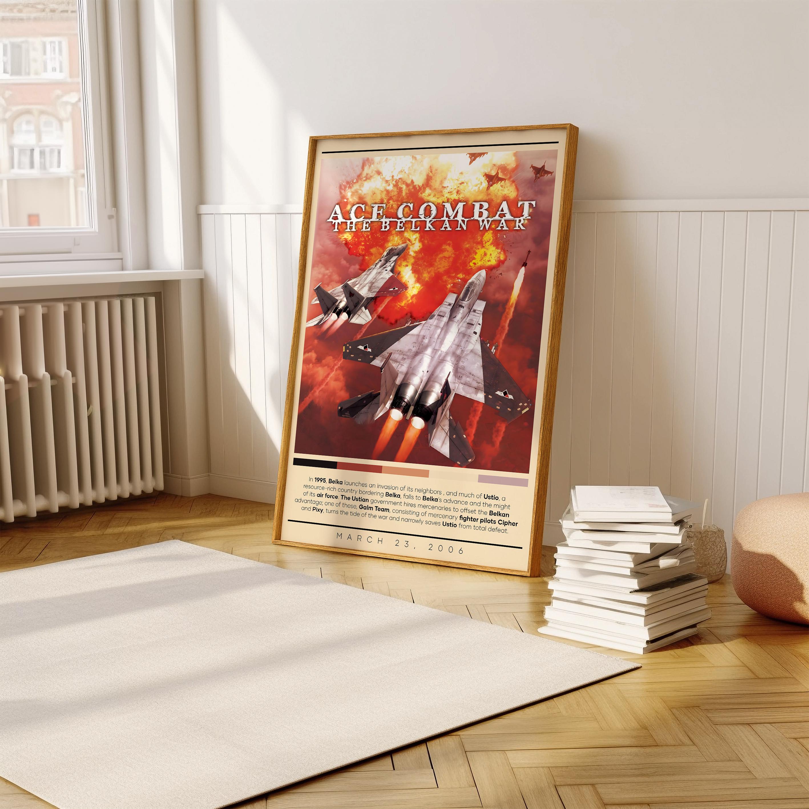 Ace Combat Zero Poster Print | Gaming Poster | 3 Colors | Gaming