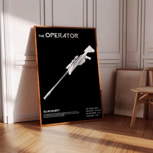 Valorant Operator Poster Print | Gaming Poster | 3 Colors | Gaming Decor | Video Game Poster | Gaming Gift | Video Game Print | Gaming Cover