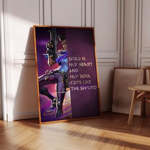 Valorant Astra Poster Print | Gaming Poster | 3 Colors | Gaming Decor | Video Game Poster | Gaming Gift | Video Game Print | Gaming Cover