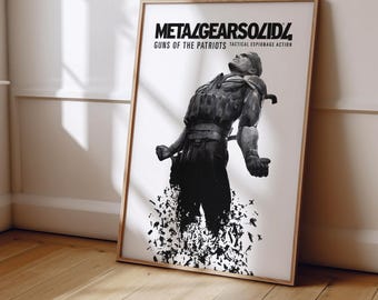 メタルギアソリッド4 ポスタープリント | ゲームポスター | ゲーム装飾