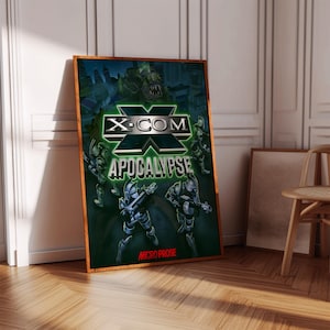 Póster impreso de X-COM Apocalypse / Póster de juegos / Decoración de juegos / Póster de videojuegos / Regalo de juegos / Impresión de videojuegos / Portada de juegos