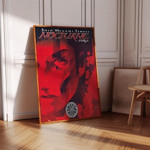 Shin Megami Tensei 3 Nocturne Poster Print | Gaming Poster | Gaming Decor | Video Game Poster | Gaming Gift | Video Game Print, Gaming Cover