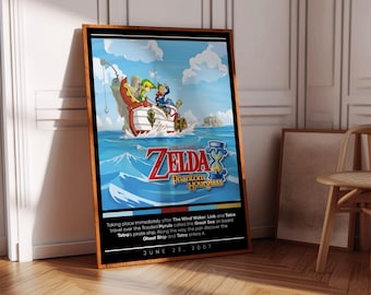 希少　店頭用　ゼルダの伝説　夢幻の砂時計　販促ポスター 希少 店頭用 ゼルダの伝説 夢幻の砂時計 販促ポスター