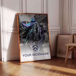Valorant Omen Poster Print | Gaming Poster | 3 Colors | Gaming Decor | Video Game Poster | Gaming Gift | Video Game Print | Gaming Cover