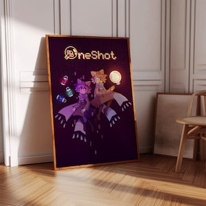 Oneshot Poster Print | Gaming Poster | Gaming Decor | Video Game Poster | Gaming Gift | Video Game Print | Gaming Cover | Gaming Print