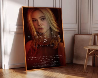 Póster de Death Stranding 2, póster de videojuegos, decoración de videojuegos, póster de videojuegos, regalo de videojuegos, impresión de videojuegos, portada de videojuegos, impresión de videojuegos