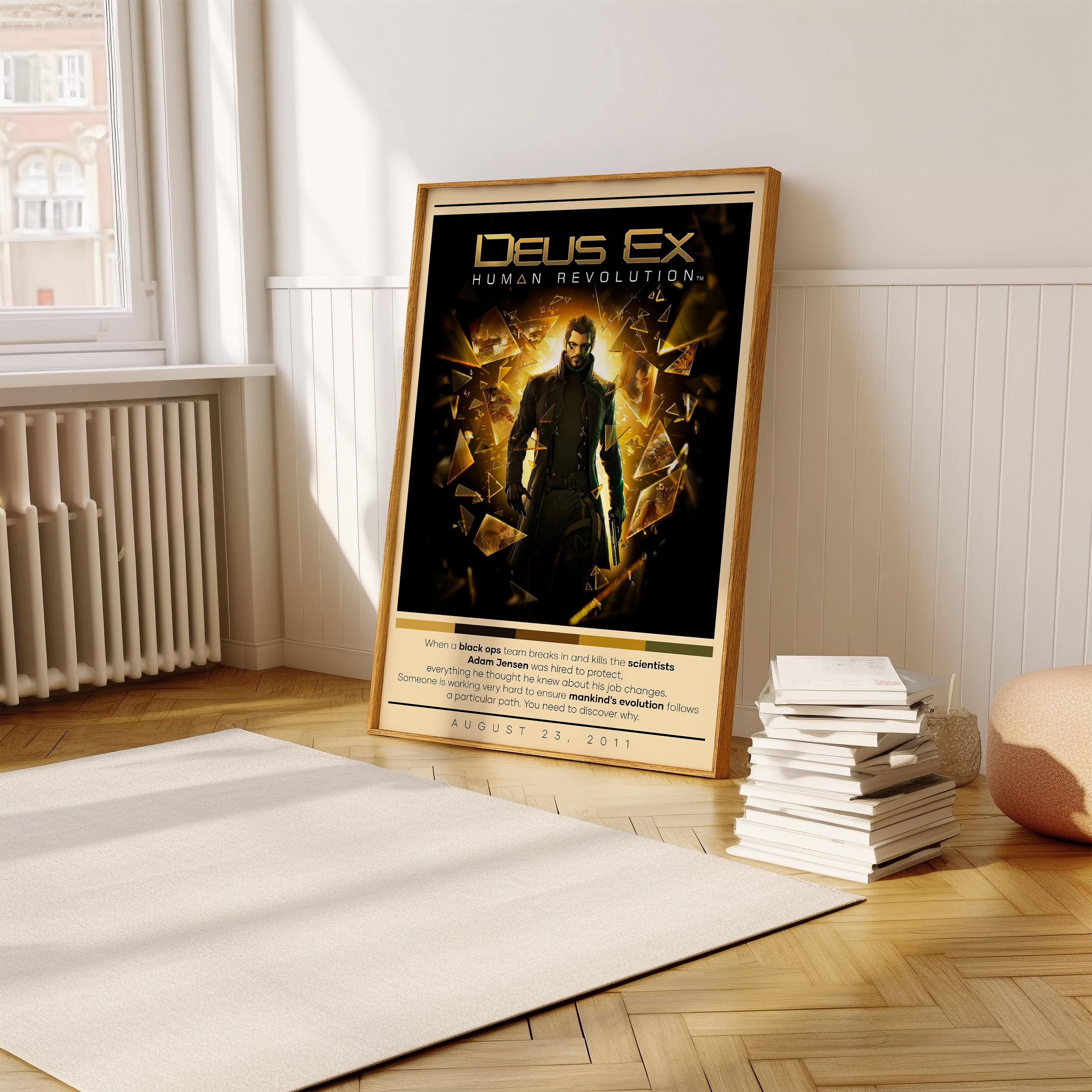 Ex Display Poster Deus Ex Human Revolution Poster Print | Gaming Poster | 3 Colors ...