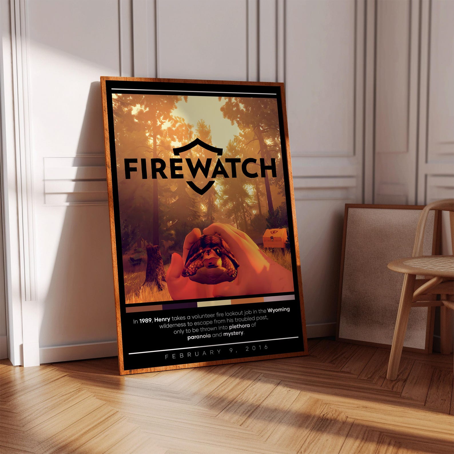 Fireatch Cover Firewatch Poster Print | Gaming Poster | 3 Colors | Gaming Decor ...