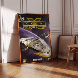 Póster de X-COM Interceptor / Póster de juegos / Decoración de juegos / Póster de videojuegos / Regalo de juegos / Impresión de videojuegos / Portada de juegos