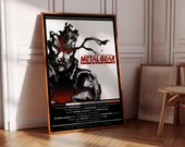 Metal Gear Solid 1998 Poster Print | Gaming Poster | 3 Colors