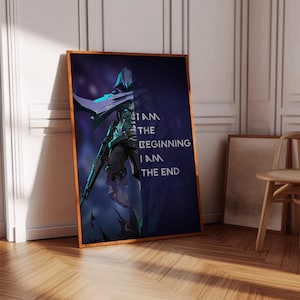 Valorant Omen Poster Print | Gaming Poster | 3 Colors | Gaming Decor | Video Game Poster | Gaming Gift | Video Game Print | Gaming Cover