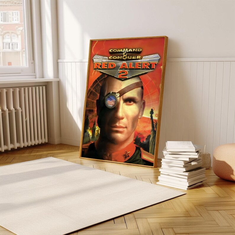 Red Alert Postrer Command and Conquer Red Alert 2 Poster Print | Gaming Poster | Gaming ...