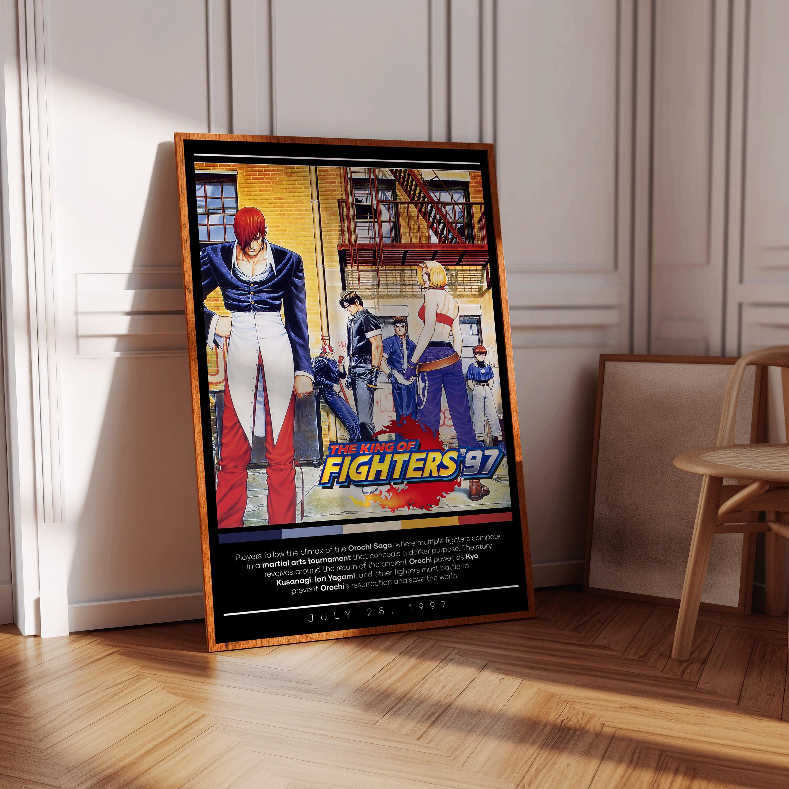 The King of Fighters 97 Poster Print | Gaming Poster | 3 Colors