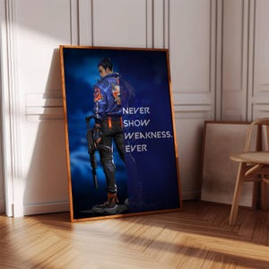 Valorant Yoru Poster Print | Gaming Poster | 3 Colors | Gaming Decor | Video Game Poster | Gaming Gift | Video Game Print | Gaming Cover