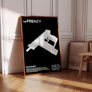 Valorant Frenzy Poster Print | Gaming Poster | 3 Colors | Gaming Decor | Video Game Poster | Gaming Gift | Video Game Print | Gaming Cover