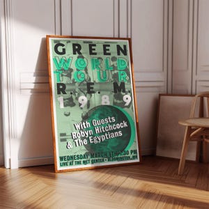 REM Poster Print | Magazine Poster Print | Magazine Cover Art | Music Poster Print | Music Gift | Rock Music Poster | Magazine Cover