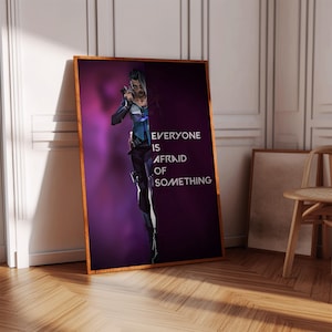 Valorant Fade Poster Print | Gaming Poster | 3 Colors | Gaming Decor | Video Game Poster | Gaming Gift | Video Game Print | Gaming Cover