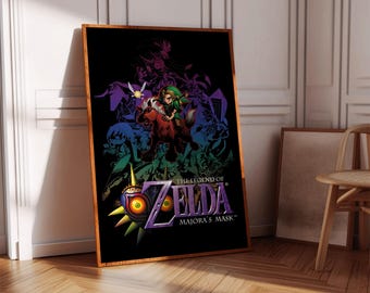 ゼルダの伝説 夢幻の砂時計 18 x 24 インチ ビデオゲーム ポスター