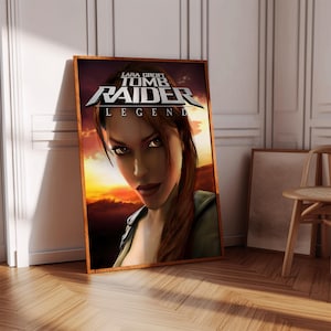 Tomb Raider Legend Poster Print | Gaming Poster | Gaming Decor | Video Game Poster | Gaming Gift | Video Game Print | Gaming Cover
