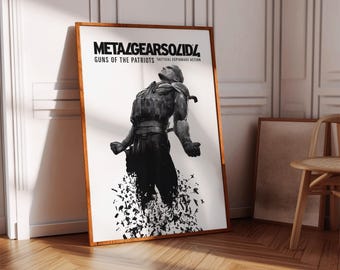 メタルギアソリッド4 ポスタープリント | ゲームポスター | ゲーム装飾